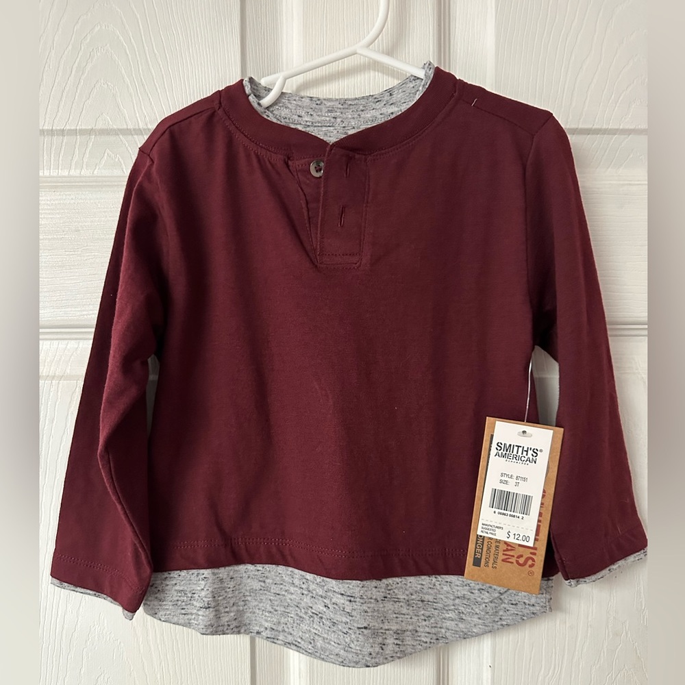 Smith’s American 3T Two Layer Sown Long Sleeve Shirt